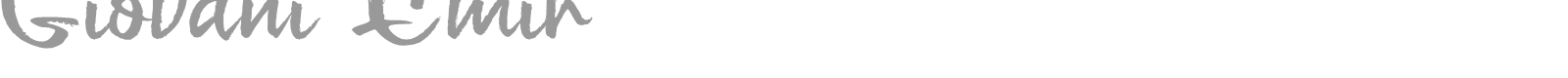 Govani Emir font preview